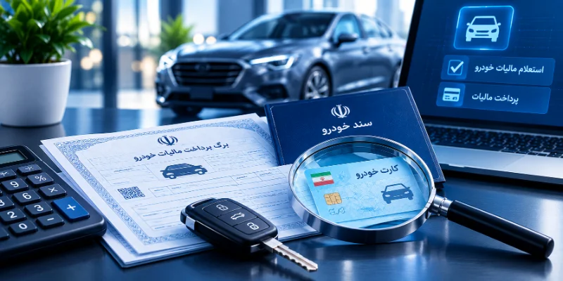 استعلام مالیات خودرو