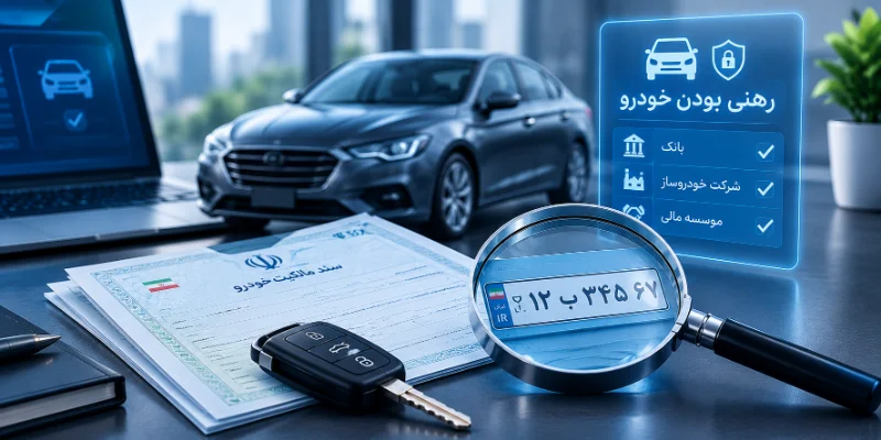 استعلام رهنی بودن خودرو