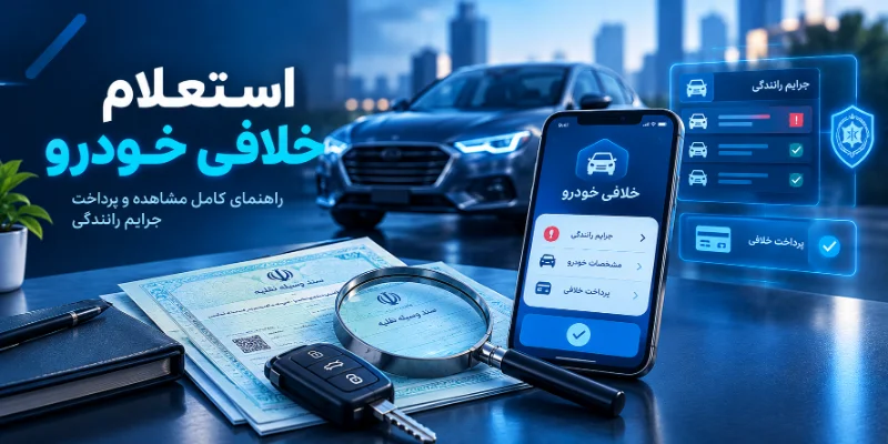 استعلام خلافی خودرو + عکس
